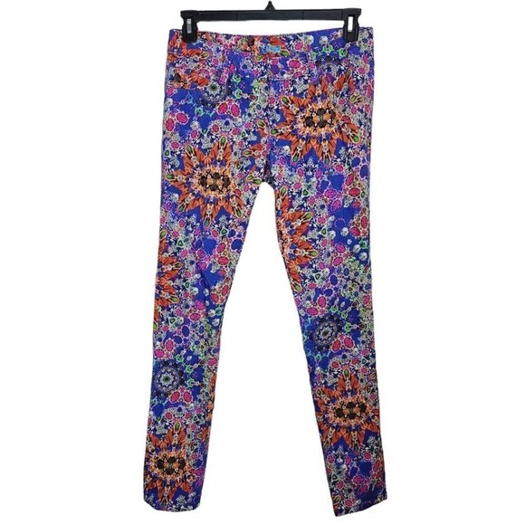 Nanette Lepore Sz 11 L'Amour Kaleidoscope Legging Wonderful Obnoxiously Loud LN - Picture 1 of 10